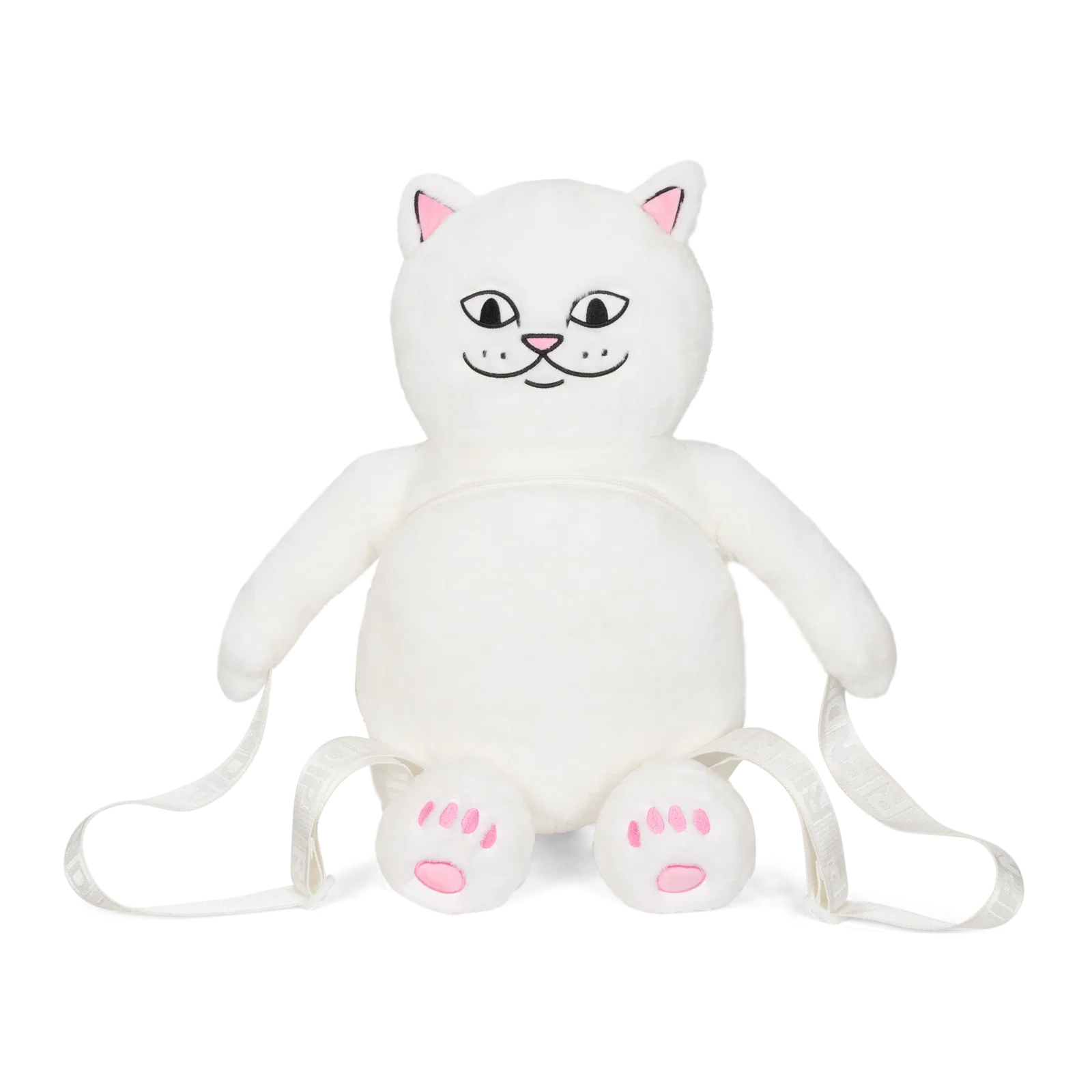 Image of Lord Nermal Plush Backpack (White)