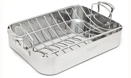Cuisinart Multiclad Pro Triple Ply Stainless Cookware 16-inch Roasting Pan with Rack