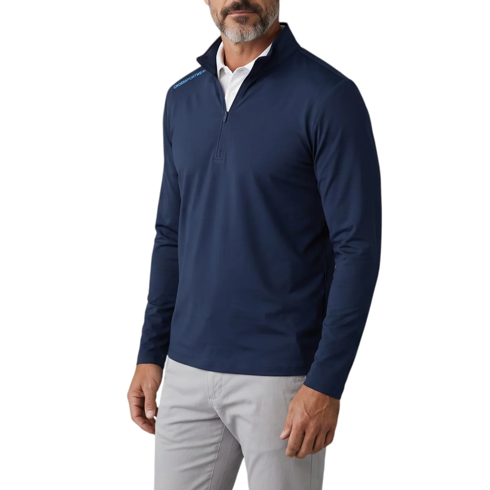 Image of Cross Athletic Lightweight 1/4 Zip - Navy