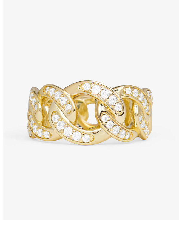 Graduated Pavé Julian Ring