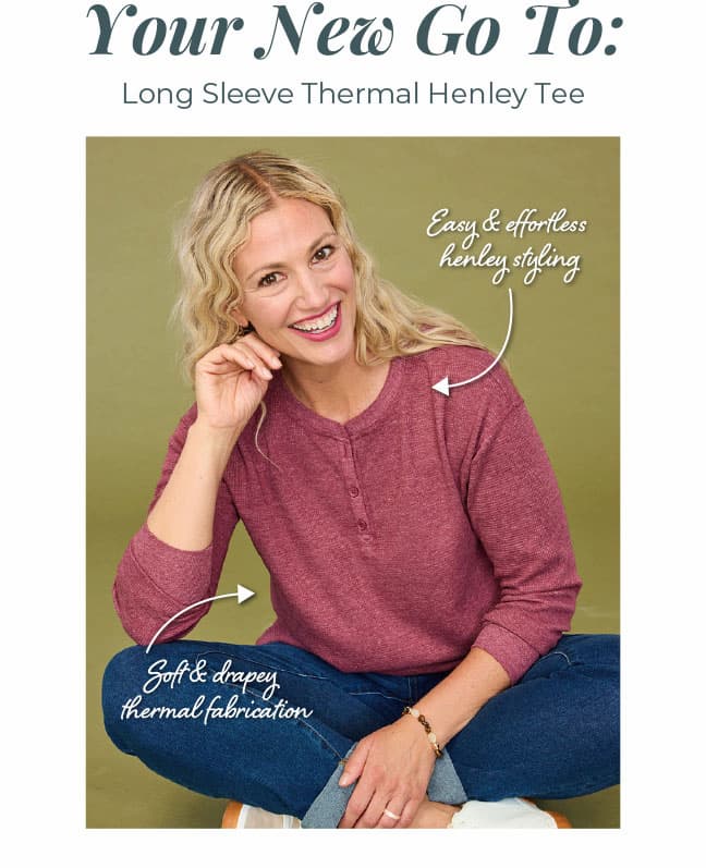 Thermal Contrast Hem Henley Tee