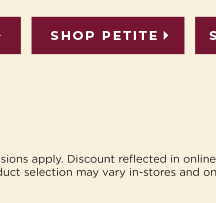 Shop Petite