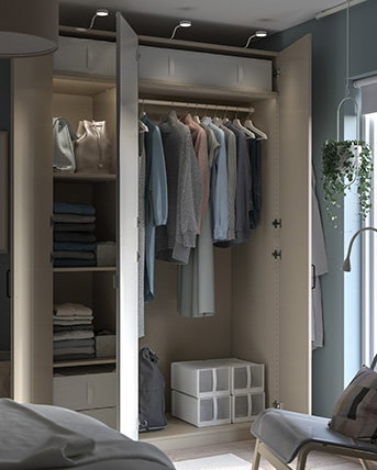 IKEA closet organizer