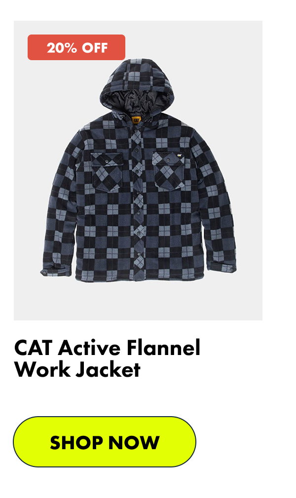 CAT Active Flannel Work Jacket | SHOP NOW
