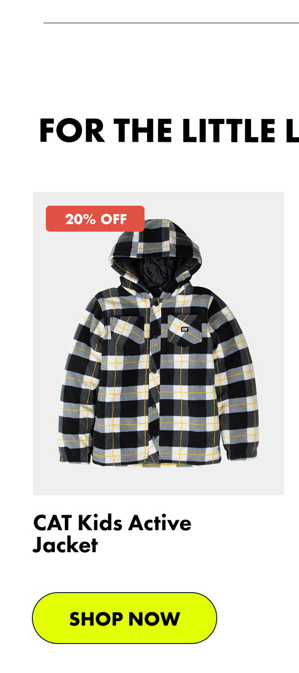 CAT Kids Active Jacket | SHOP NOW 