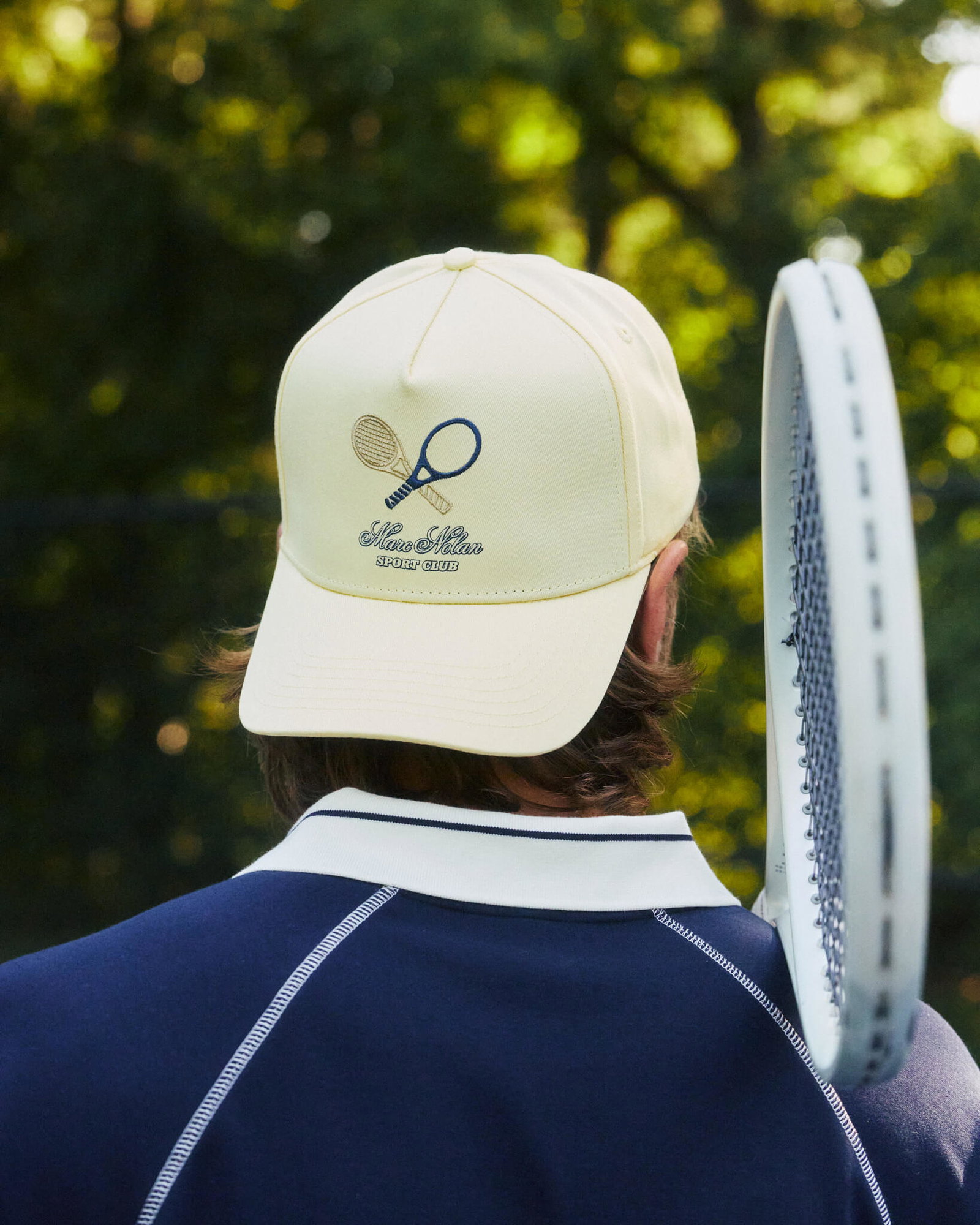 Marc Nolan Tennis Logo Hat - Yellow