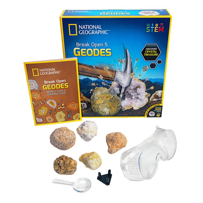 National Geographic Break Your Own Geode - 5 Pieces