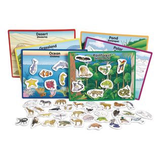 Image of Animals in Their Habitats - 6 Boards, 48 Pieces