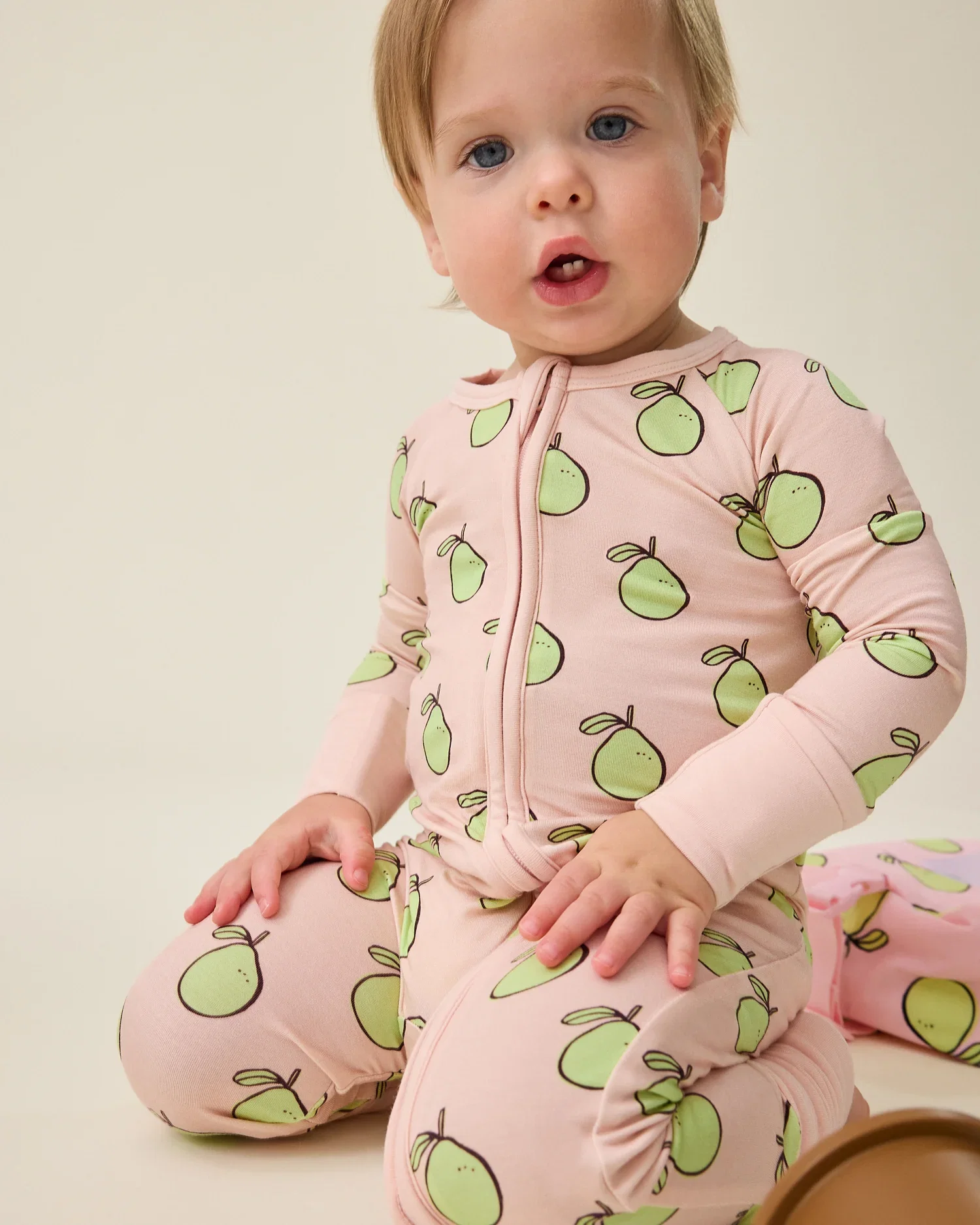 Image of Bamboo Baby Pajama | Pink Pomelo