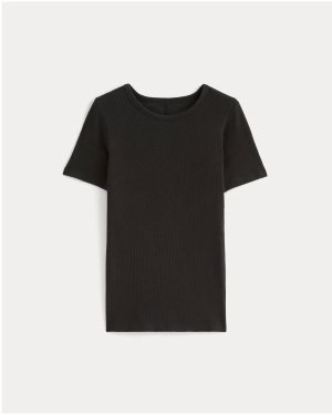 Image | The Luxe Rib Crew | Black