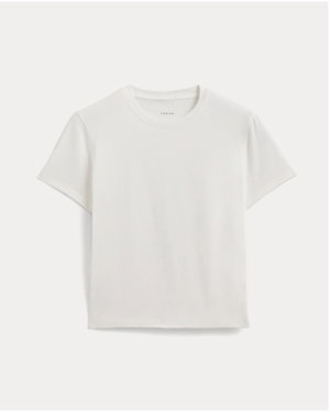 Image | The Box-Cut Tee in Essential Cotton | White