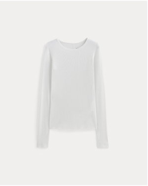 Image | Tissue Long-Sleeve Crew | Bone