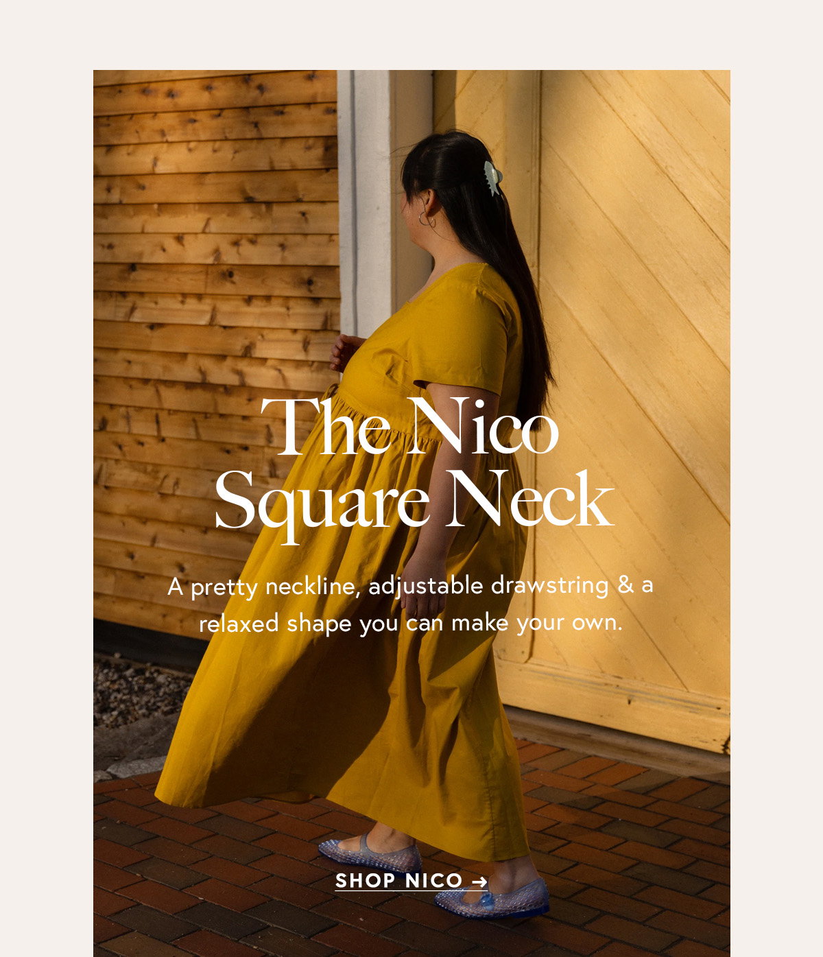 The Nico Square Neck 