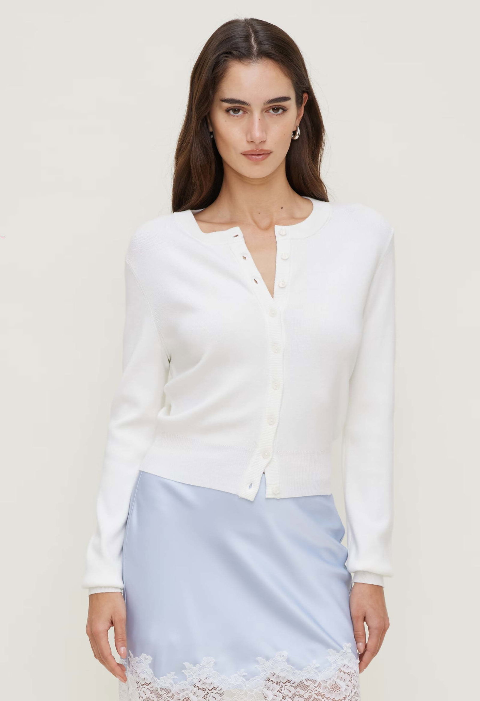 Rebecca Crewneck Cardigan