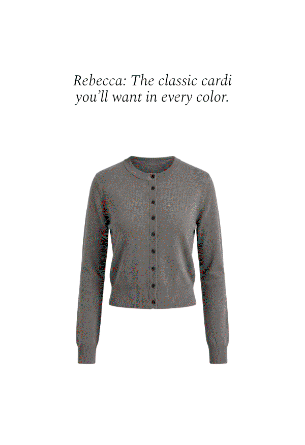 Rebecca Crewneck Cardigan