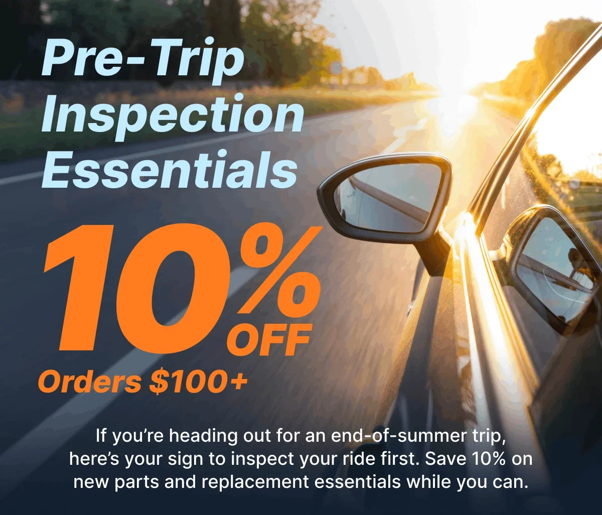 Pre-Trip Inspection Essentials | 10% OFF Orders $100+