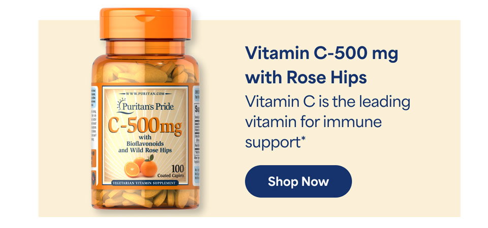 Vitamin C-500 mg with Bioflavonoids & Rose Hips
