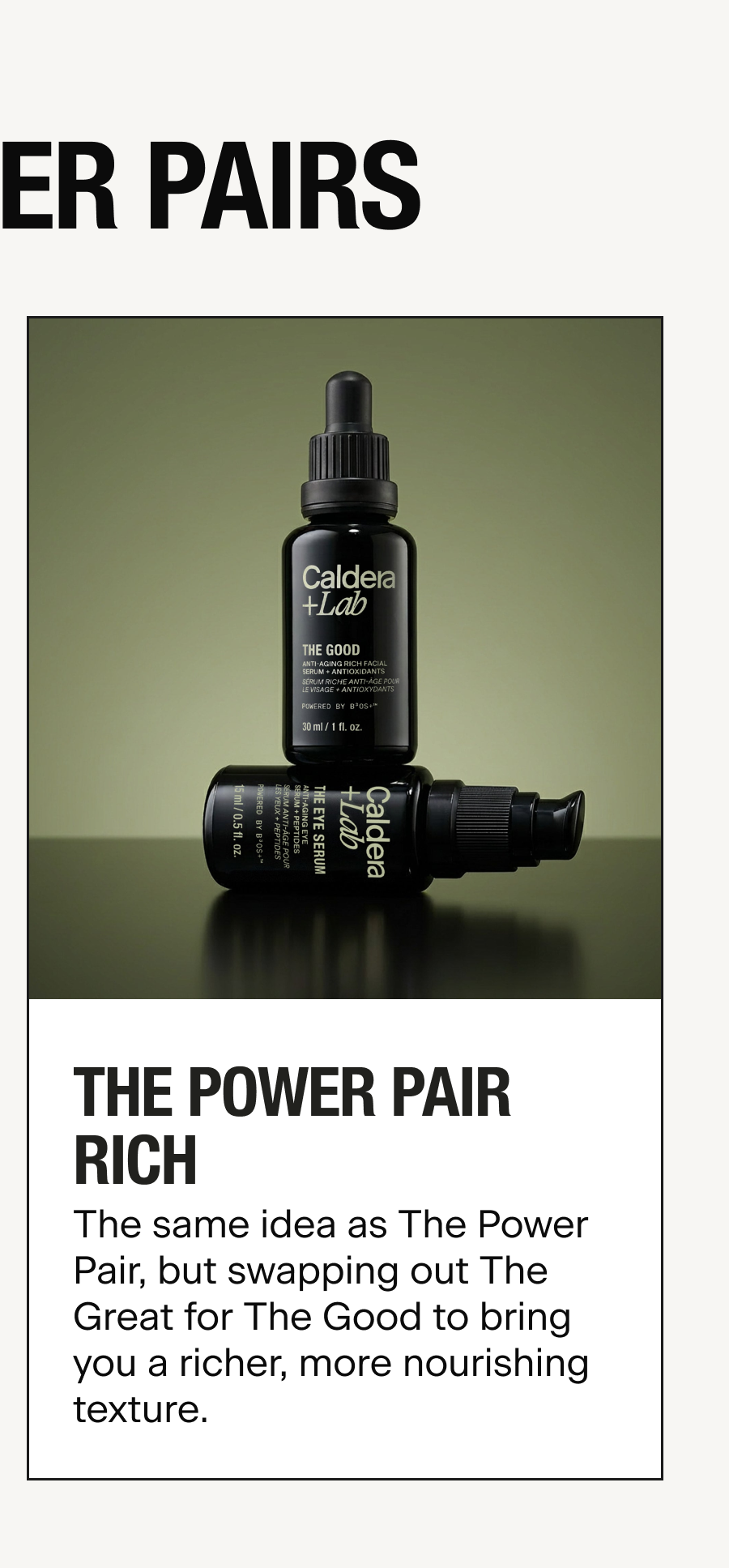 THE POWER PAIR RICH