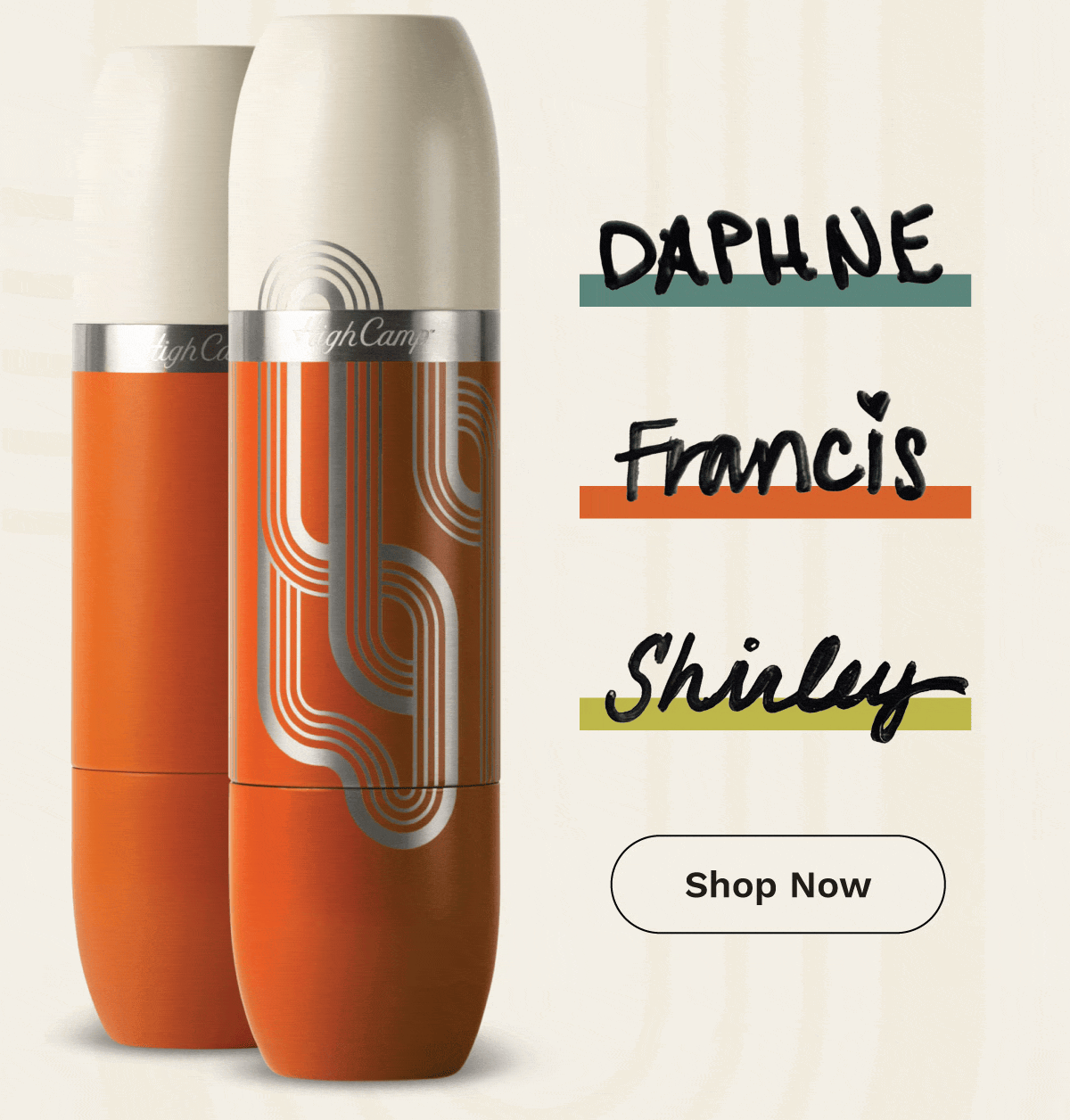 Meet Daphne, Francis, and Shirley | Shop Now