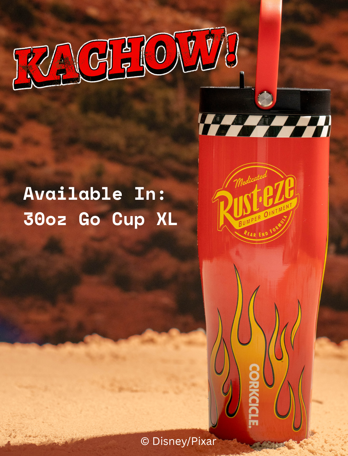 NEW Lightning McQueen Go Cup XL