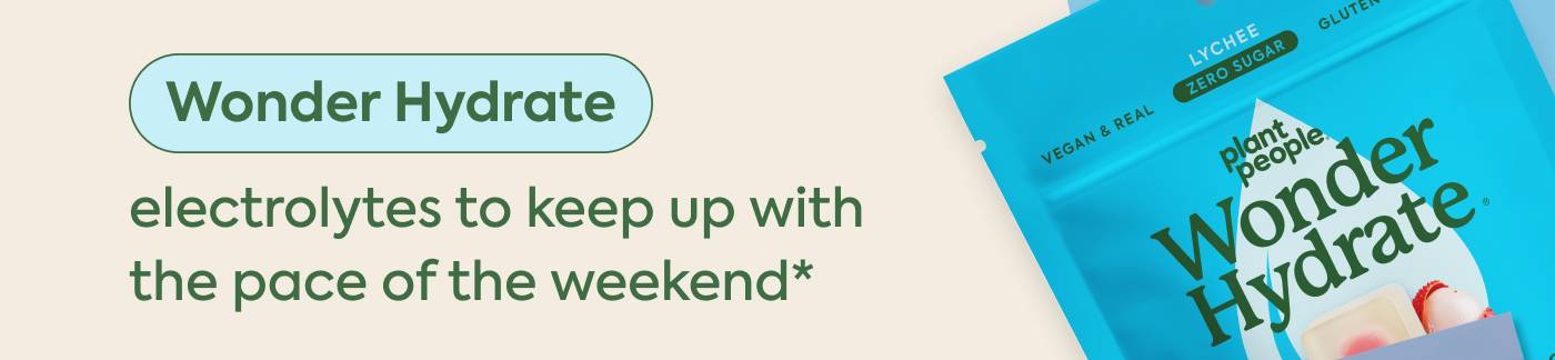 Wonder Hydrate: electrolytes to keep up with the pace of the weekend