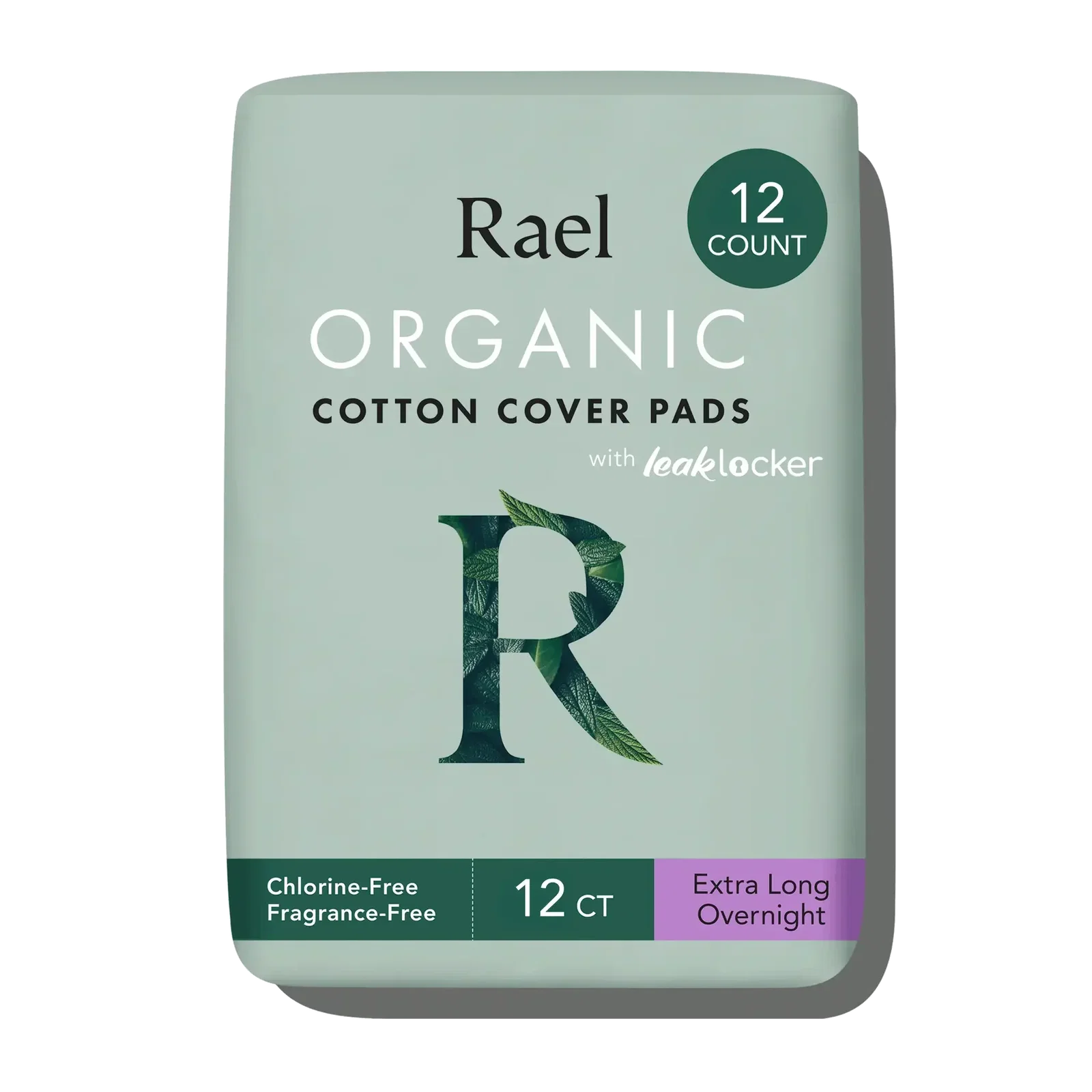 Image of Extra Long Overnight Organic Cotton Cover Pads With Wings