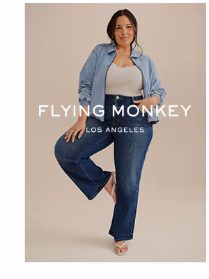 Flying Monkey Los Angeles. Model wearing maurices clothing.
