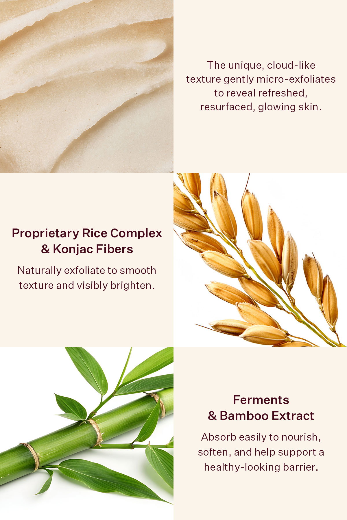 Rice Dough Smoothing Facial Scrub