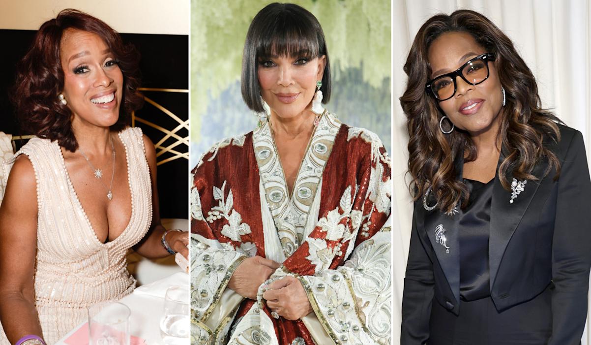 Gayle King, Kris Jenner, and Oprah