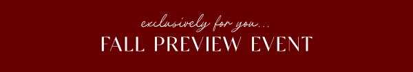 Fall preview event