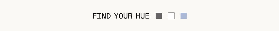 Find Your Hue