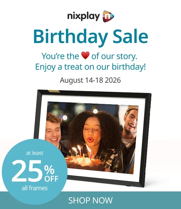 Birthday Sale! Enjoy at least 25% off all frames August 14-18