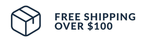 FREE SHIPPING OVER $100