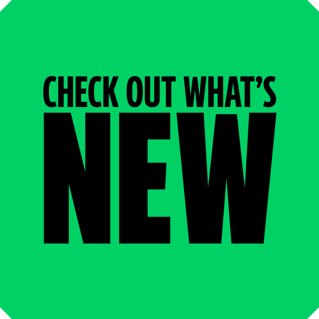 Check out whats new