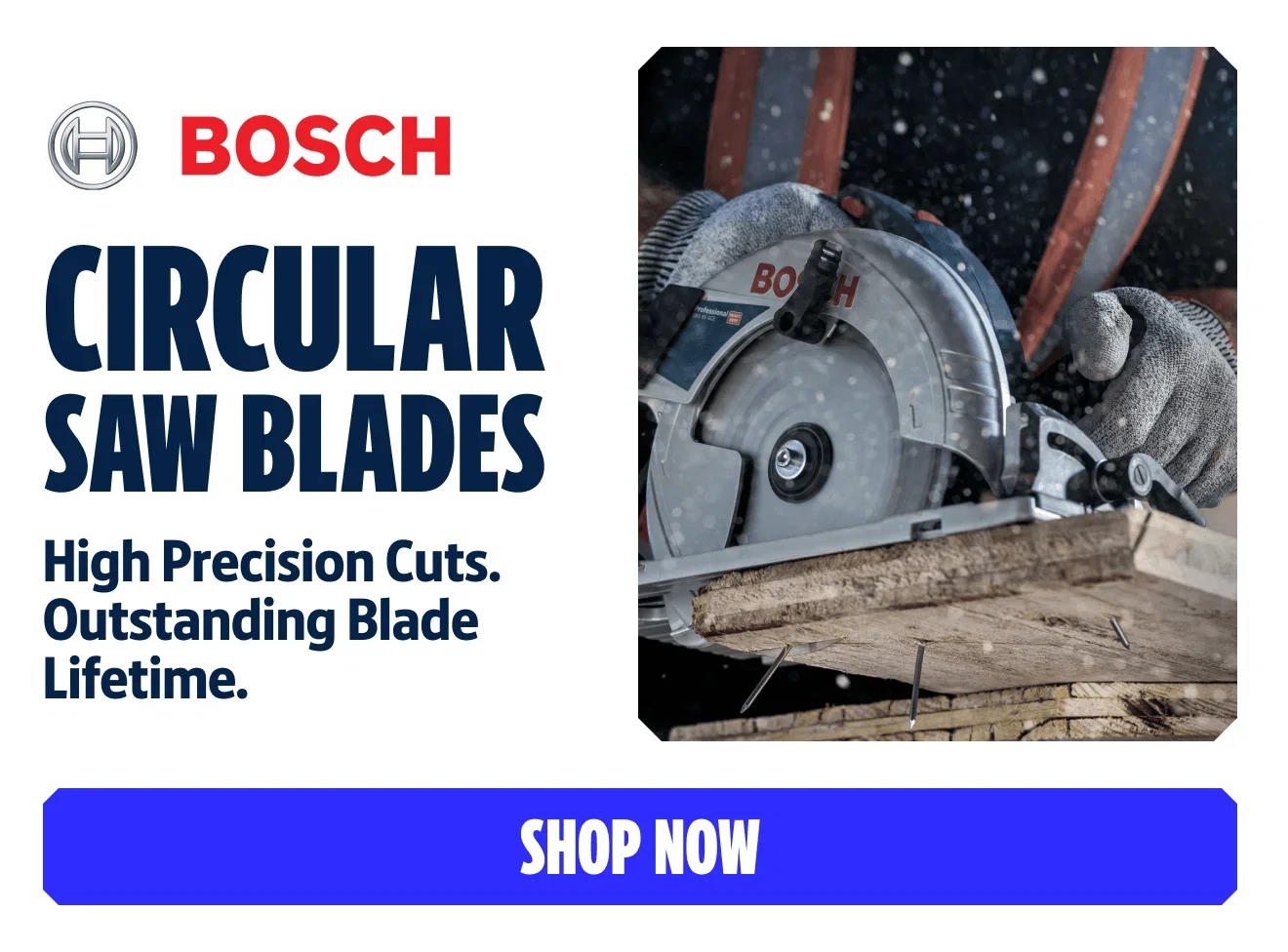 Bosch circular saw blades. High precision cuts. Outstanding blade lifetime. Shop now.