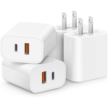 4-Pack USB-C Fast Wall Chargers