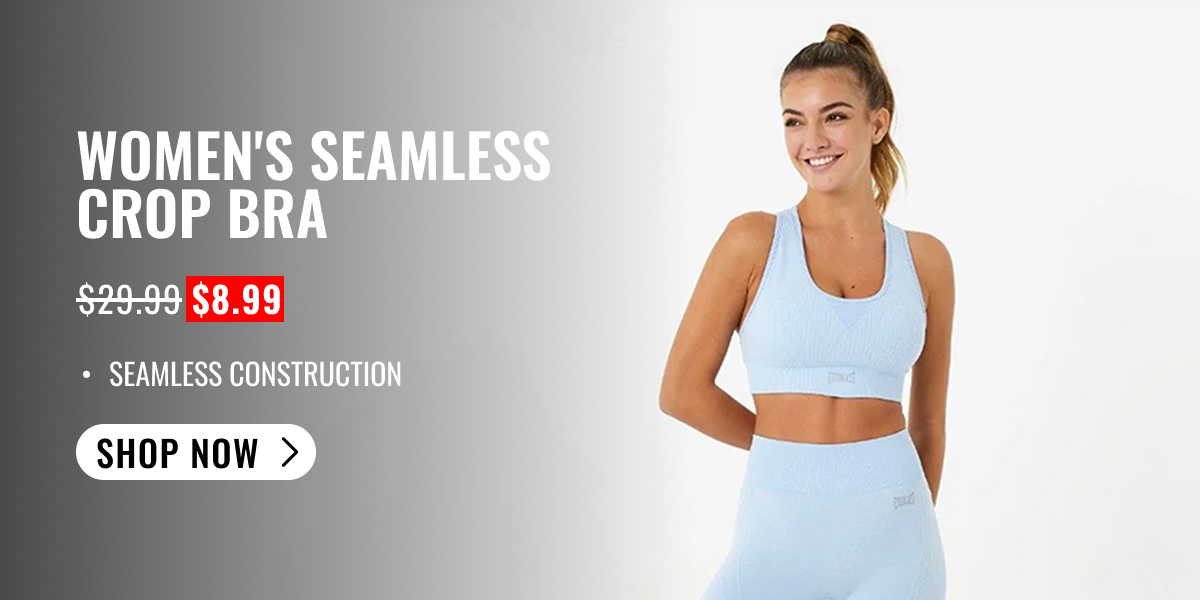 Women's Seamless Crop Bra