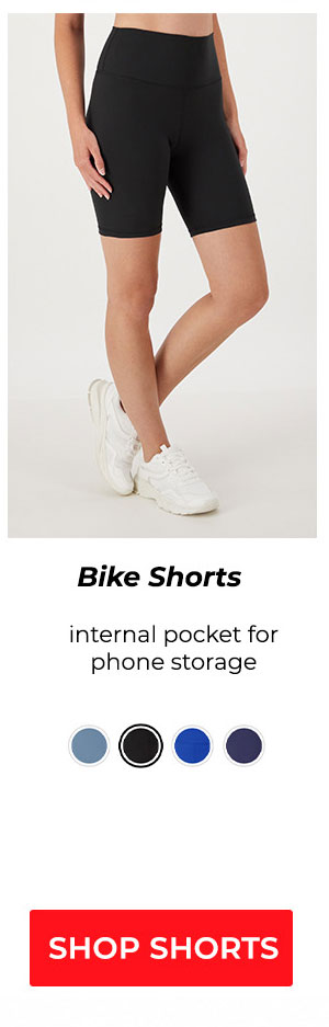 Hanes Moves Women's Bike Shorts with Internal Pocket, 7.25"