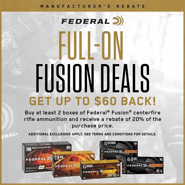 Federal Full-On Fusion Deals Rebate 2026
