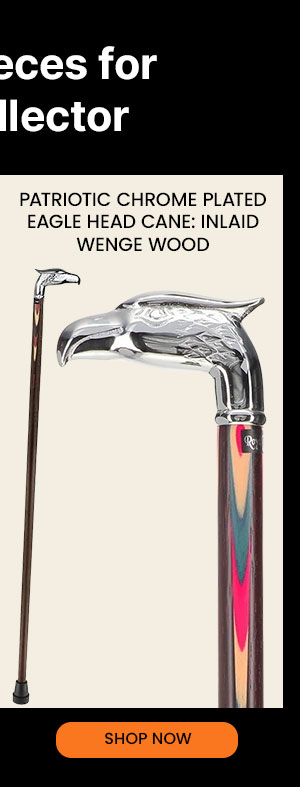 Patriotic Chrome Plated Eagle