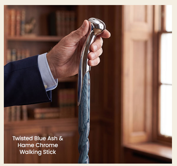 Man holding cane