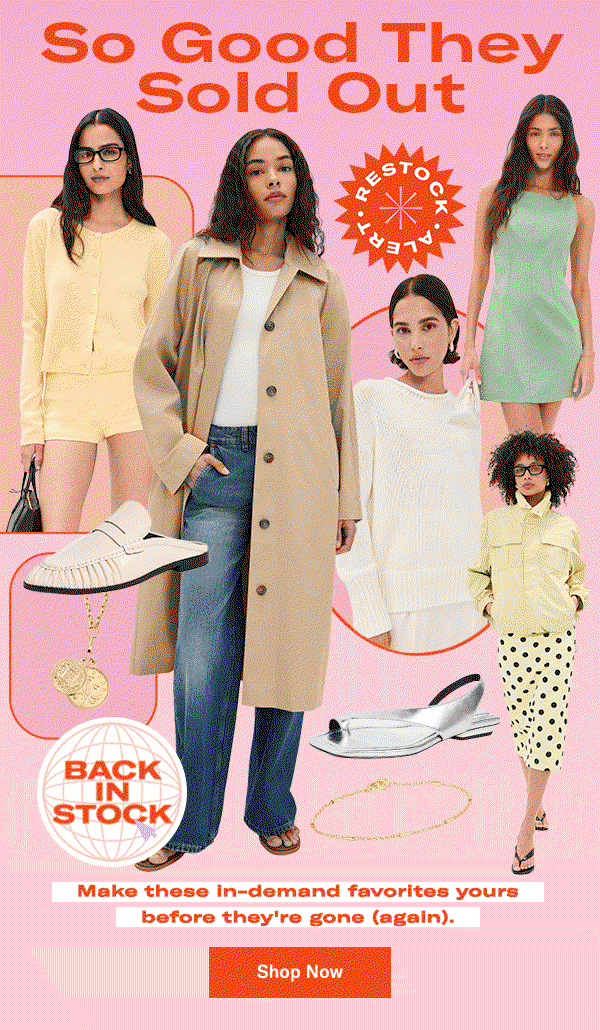 Back in Stock