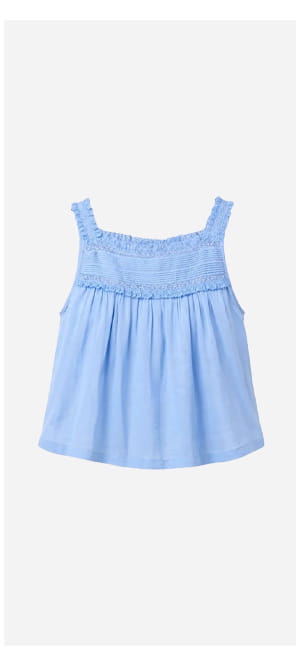 Benita Top In Bluejay