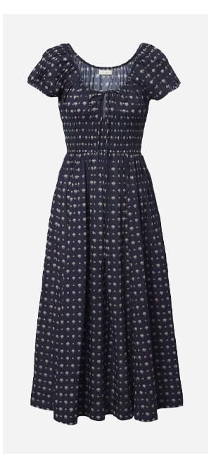 Quinn Dress In Bleu
