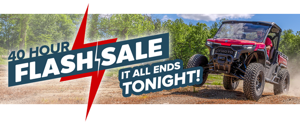 40 Hour Flash Sale - it all eds tonight!