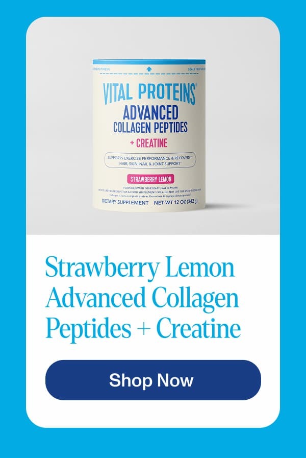 Strawberry Lemon Advanced Collagen Peptides + Creatine