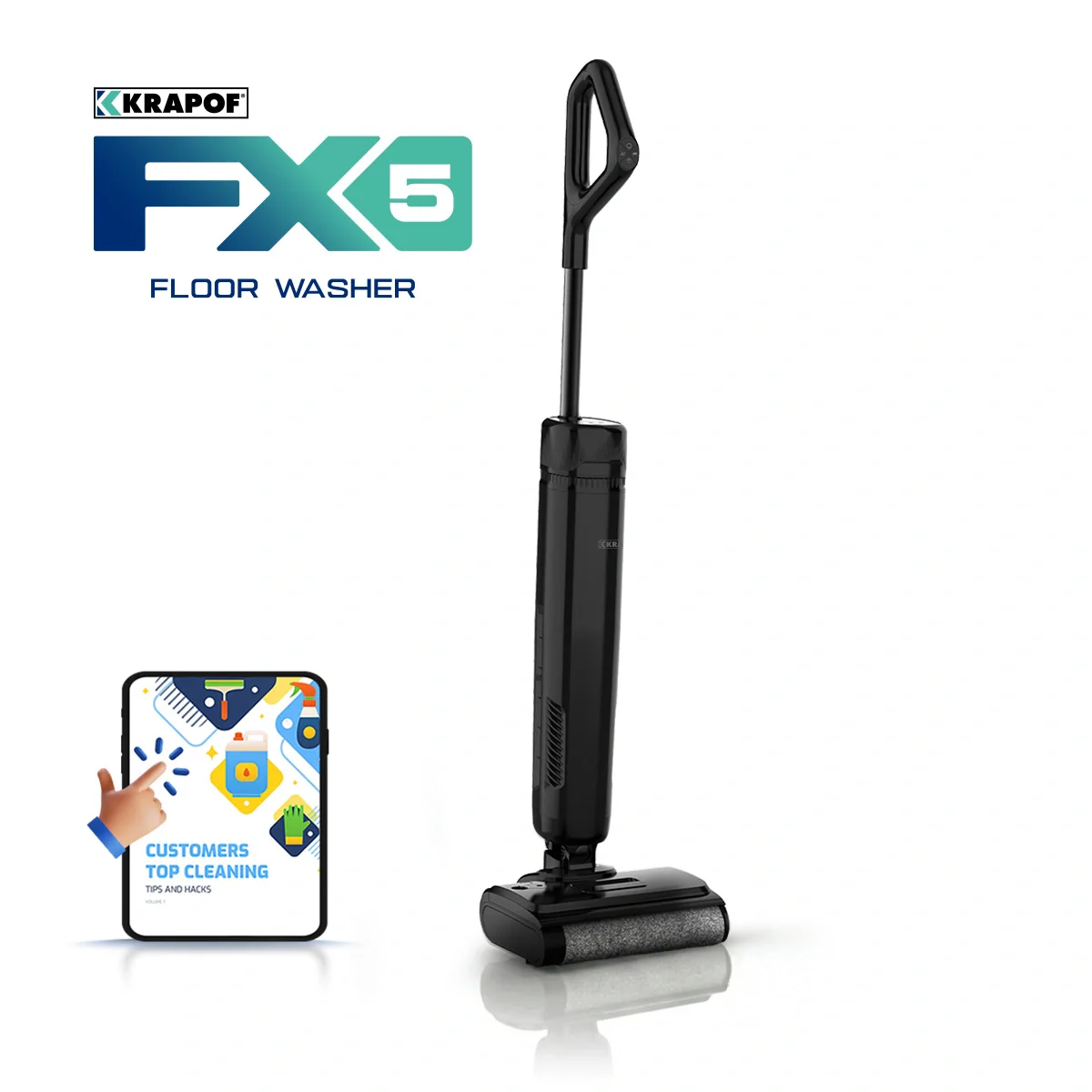 Image of KRAPOF® FX5 Cordless Hard Floor Washer