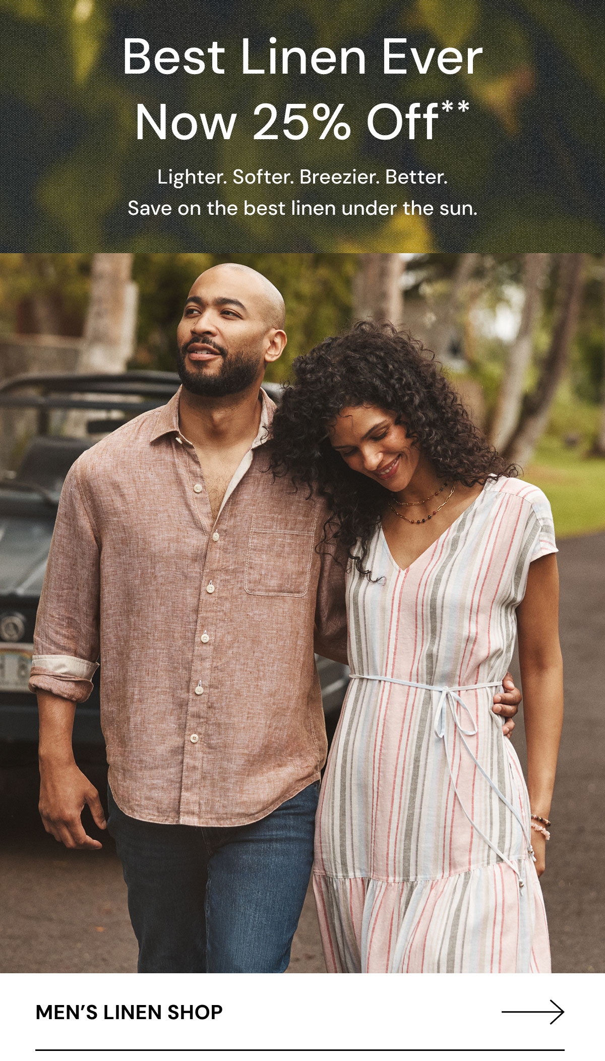 Best Linen Ever Now 25% Off** Shop Men’s Linen