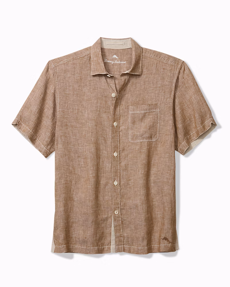 Image of Paradise Breezer Linen Short-Sleeve Shirt