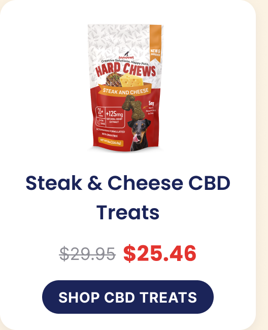 Steak & Cheese CBD Treats, now $25.46